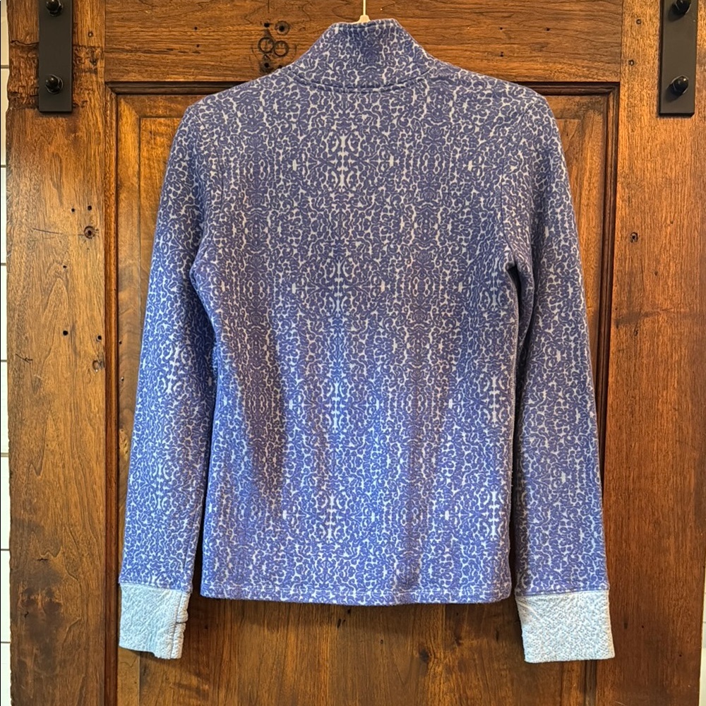 Blue Patterned Kavu Pullover Sweater - image 3